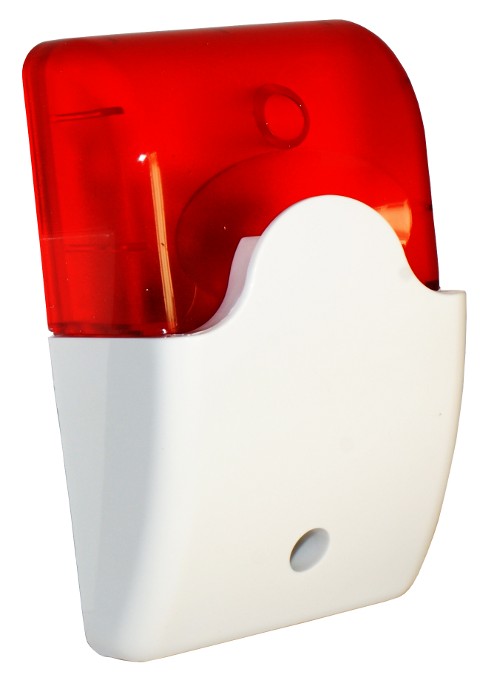 12V 108dB Alarmsirene Alarm Sirene Alarmanlage LED Blitzlicht Alarm Signalgeber 