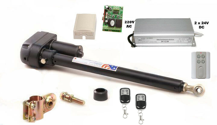 Drehtorantrieb Satz 24V für einiflügeliges 2 M Tor bis 200 Kg | eBay