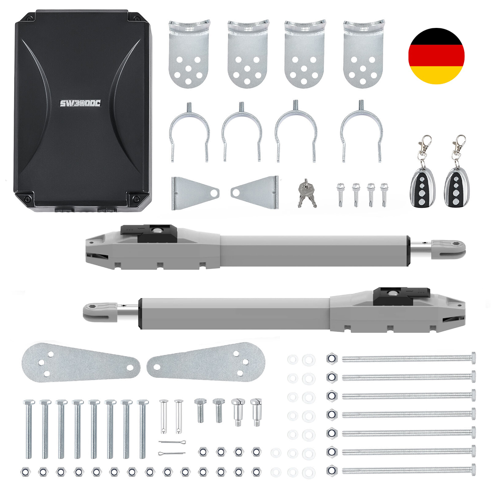 STAHLTOR Drehtorantrieb Set 24V bis 4 Meter und 400 kg